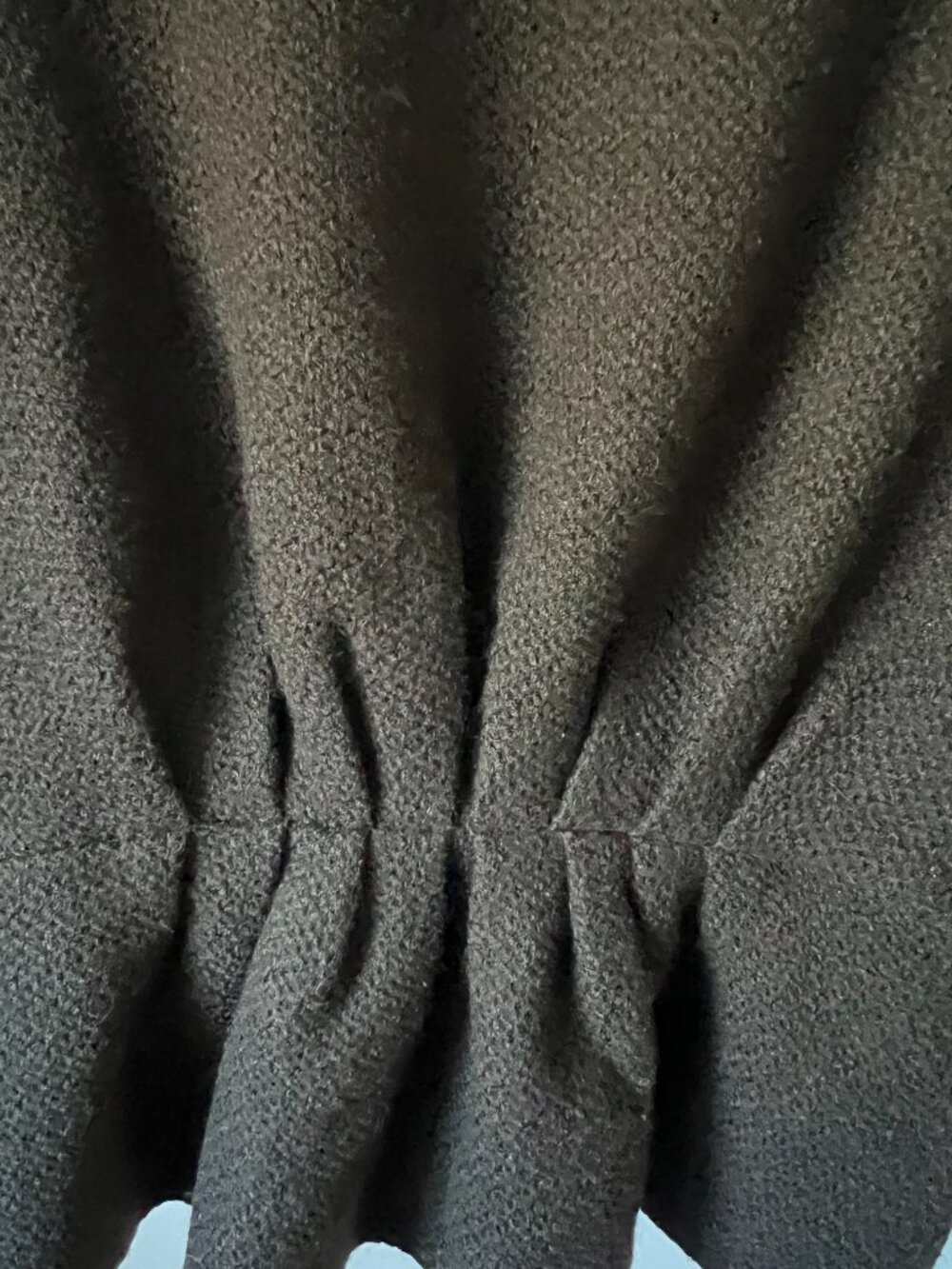 Dries Van Noten Chocolate Dark Brown Crewneck Wool Sweater Top 38 S/M - Picture 3 of 6